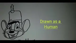 Slice | Timothy.Q.Mouse (from Dumbo) ~ Drawn as a Human