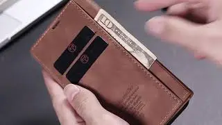 Caseme Flip Cover Leather Case With Card Slot Wallet