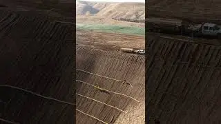 Worry Free Stabilization in the Hills #erosioncontrol #hydroseeding #drone