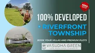 Vasudha Green Township | Project Update Oct 2025 | Narmada Riverside Plots & Villas near Indore