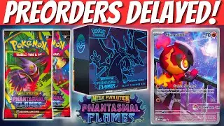 Phantasmal Flames Pokemon Center Drop Delayed + New Cards Revealed