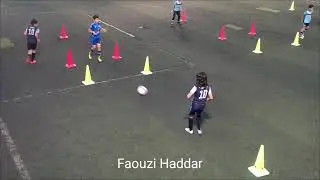 U10 warm up passing drill pass and go with both feet #u10 #soccer #youthfootball #practice #futbol 