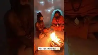 Aghoris live in igloo in Himalayas, omg is this real 😱🙏🏻🔱&hearts;️ #harharmahadev #omnamahshivaya #aghori