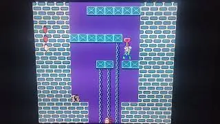 Classic 1988 Nintendo NES Super Mario bros 2 Mario Madness world 1-3 as Luigi Monday January 26 2026
