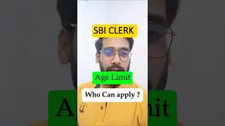 SBI Clerk age limit | SBI clerk notification 2024 | SBI Clerk eligibility | Shashank Sir