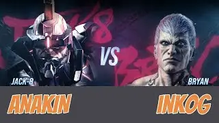 Anakin (Jack-8) vs. Inkog (Bryan Fury) Tekken 8 Online Gameplay