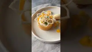 Tropical dessert by Chef Fred Csibi-Levin @fred.csibilevin #chef