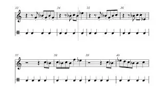 Funkytown - Alto Sax with Metronome