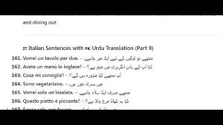 Italian language A1 A2 Course | Italian language Course | Italian A1 A2 Conversations | Part 157