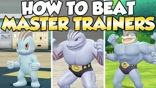 How To Beat Machop, Machoke, & Machamp Master Trainers Guide! | Pokemon Let's Go