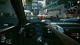 Near Impossible Parallel Parking Done First Person In Cyberpunk2077