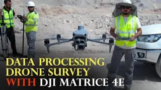 Drone Survey and Data processing of Open-Pit Mining Site with DJI Matrice 4E and Strayos