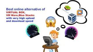 Fastest online alternative of VirtualBox,VMware,bluestacks with 3 GBPS internet speed #neverinstall