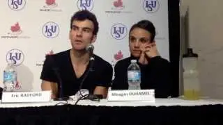 Meagan Duhamel and Eric Radford finish third at 2013 Skate Canada International