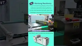 Automatic Static & Dust Cleaning Machine for Substrates #cleaning #substraction #machine