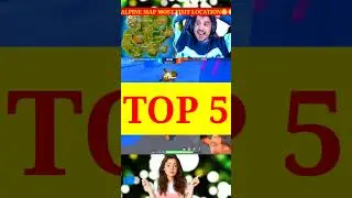 ALPINE MAP MOST VISIT LOCATION 😳 NEW ALPINE MAP ME SABSE JADA BANDA KAHA LAND KARTA HAI🤔 #shorts