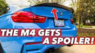Как установить спойлер из карбона! - BMW M3/M4 F80 F82 F83 F87 F30