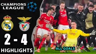  NINGUÉM PARA O BENFICA 🔴 4‑2 vs Real Madrid | Hino Épico de Estádio Arrepiante@slbenfica highlights