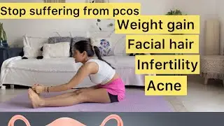 Reverse your pcod/pcos || best basic yoga asana #pcod #yoga #youtube #exercise