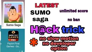 Paytm first game hack trick sumo SAGA mod apk
