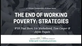 Cities Reducing Poverty (CRP) Webinar - The End of Working Poverty: Strategies