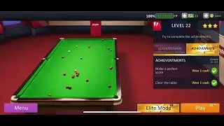 Snooker Stars Level 22 | Perfect Break & Achievements
