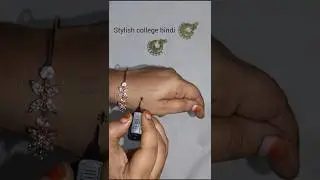 Stylish college bindi design #tattoodesigns#binsi#bindidesign#eyelinerbindi#eyelinertoturial#90skids