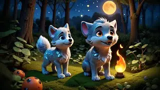 Two Baby Wolves Howl at the Moon + More Nursery Rhymes & Kids Songs