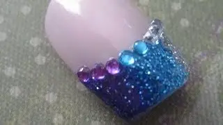 Ombre Glitter Party Nails!