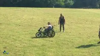 Handcycles/Handbikes - Grace's first ride on her Kiddy Viper Power Cycle