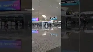 Departure Hall view  of Hangzhou Xiaoshan International Airport