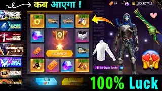 Indonesia Server Ramadan Event Calendar & 100% Luck Confirm 😱 || Garena Free Fire