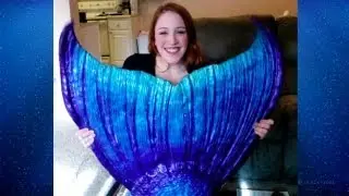 Merbella Studios performance full silicone tail unboxing - Mermaid Iona