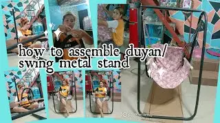 How to assemble duyan/swing metal stand d.i.y / #metalstand #hammockstand #duyan / E&E talk tv