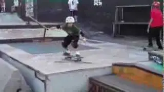 River Trasser Summer 2012 skateboard tricks n contests, 9 years old