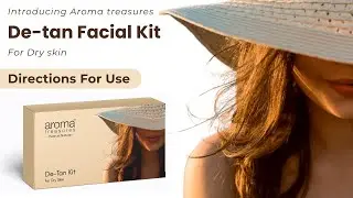 Aroma Treasures De-Tan Pack for Dry Skin | Instant Brightening & Hydration | Facial SOP
