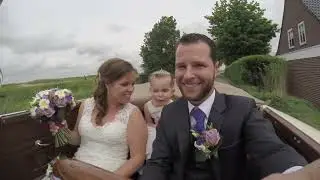 Trouwshoot Land van Belofte Moerkapelle - Robbert en Nadine 2016