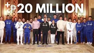 Filipino Olympians Awarded More Cash in Malaca&ntilde;ang Palace #TeamPhilippines