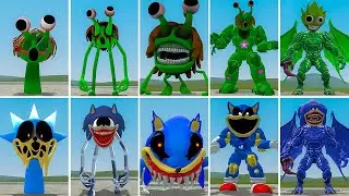 NEW EVOLUTION OF ALL LIME CTHULHU 1-2 FAMILY  VS ALL SPRUNKI SONIC EXE FAMILY ? in Garrysmod!,...