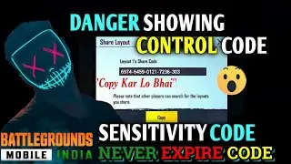 (BGMI) Hydra Danger Showing Control And Sensitivity Settings | Danger Control Code Sensitivity Code