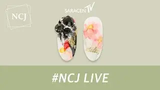 NCJLive - 민트스프링, 블랙스크래치 네일아트/ Mint Spring ,Black Scratch Nail Art