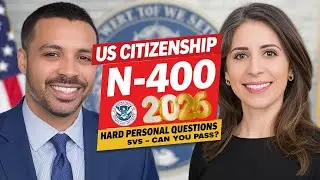 Собеседование на получение гражданства США в 2026 году | Реальные вопросы и образцовые ответы, ко...