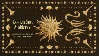Golden Sun Ambience | Celestial Glow & Cosmic Warmth