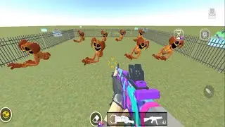Nextbot In Playground Mod Cage battle triple Dogday and titan red drillman