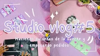 Studio Vlog #5 Haciendo pulseras y empacando pedidos | Sarang Studio 