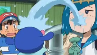 Pokemon - Nebby Teleports Lana To The Ocean..., Like A Wave!