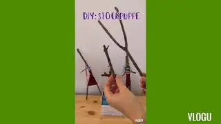 Basteln - DIY Stockpuppe