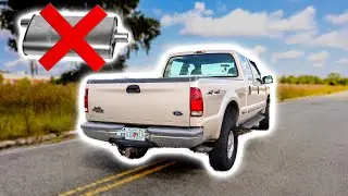 MUFFLER DELETING My 1999 F250 7.3