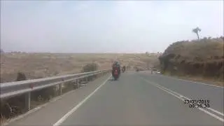 Ride through Episkopi to Curium beach