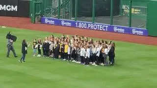 O'Hara Elementary Choir National Anthem at Pirates Game 4-22-23